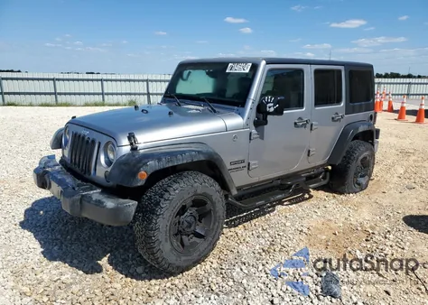2016 Jeep Wrangler Unlimited Sport из США, поврежденный, VIN 1C4BJWDG1GL139708